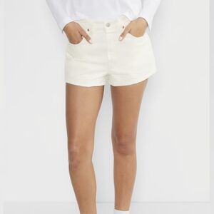 NWT Levi's White 501 Original Jean Shorts